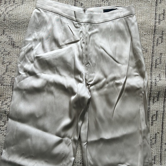 Donna Karan flat front dressy flowy trouser - Picture 2 of 6